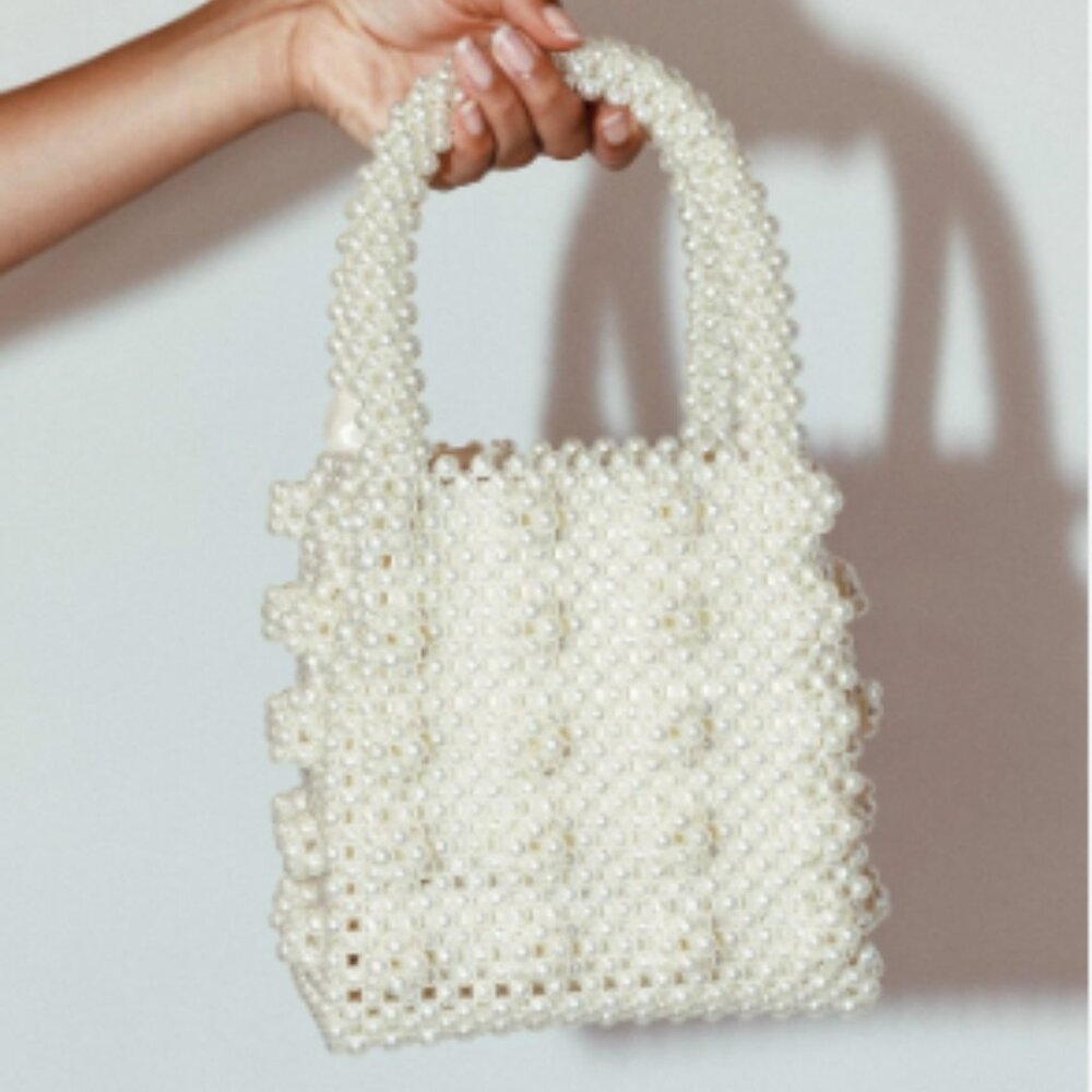 PRINCESS POLLY PEARL WHITE BAG 🤍